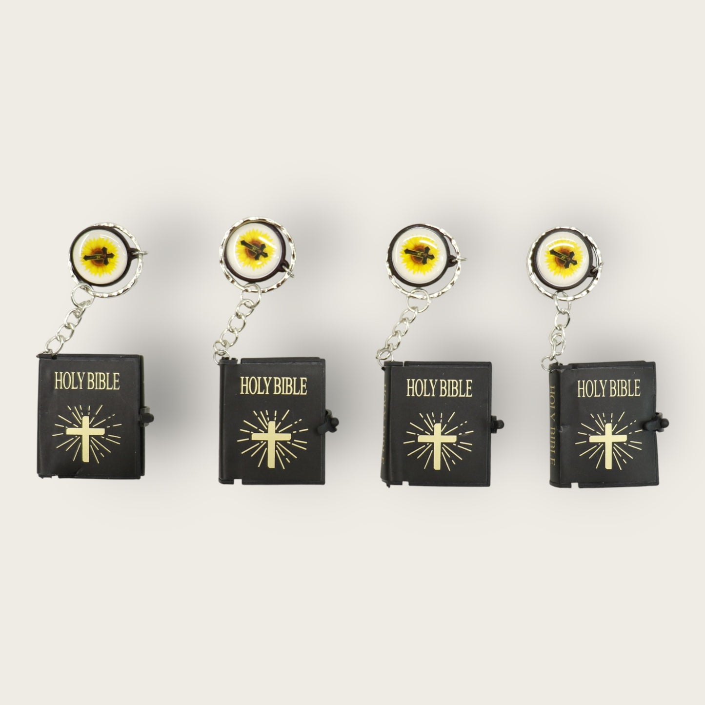 Mini Holy Bible Key Chain JK5910-3 (12PC)