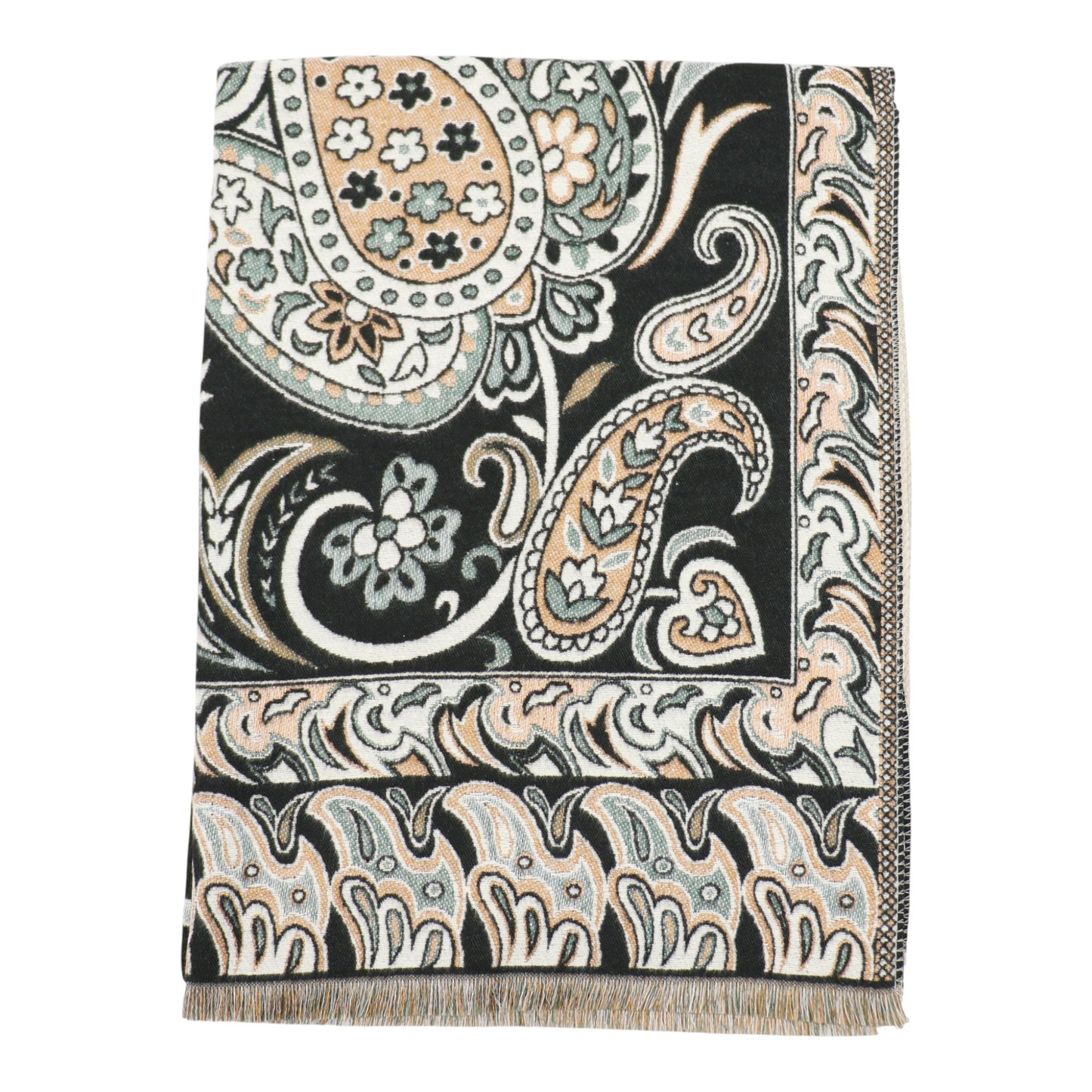 Cashmere Feel Floral Paisley Scarves SCF5726-51 (12PC)