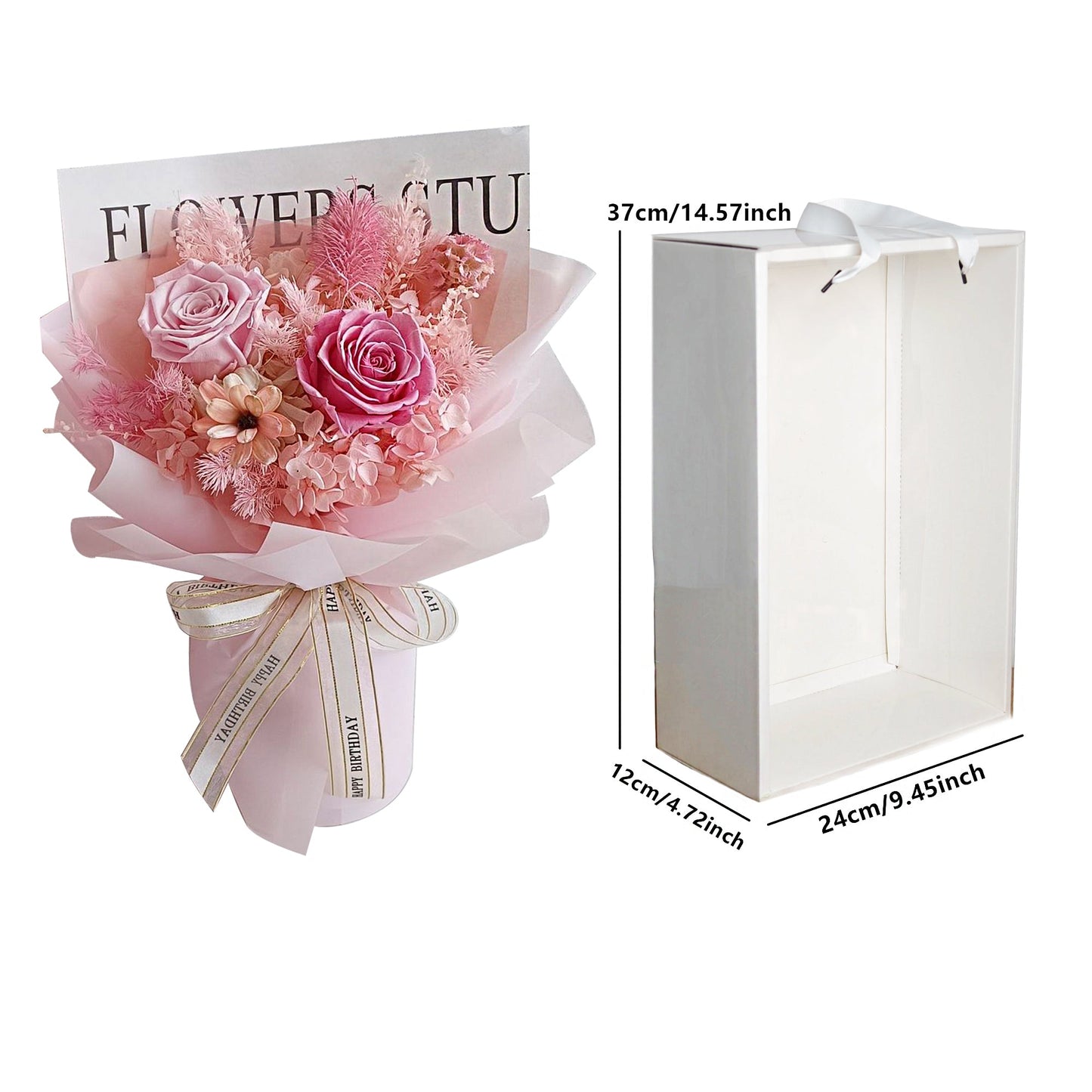 Pink Mix Rose Artificial Flower Bouquet SS51221-11 (1PC)