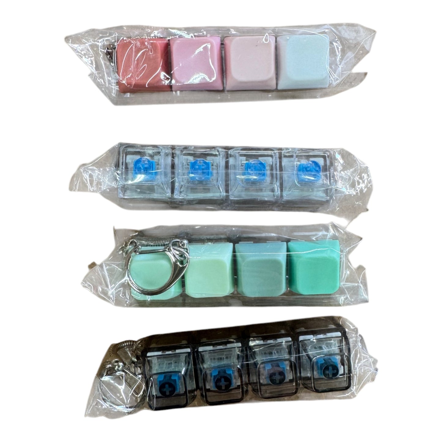 Pastel Click Keycap Fidget Keychain SS6426-12 (12)