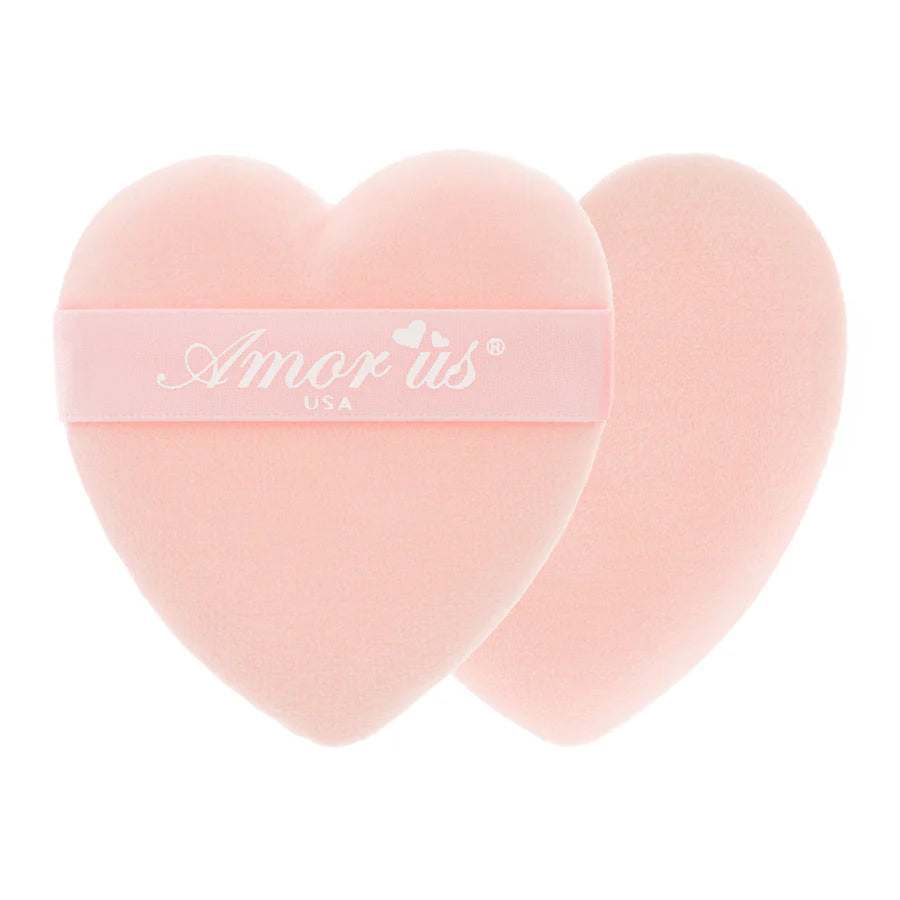 2 Piece Powder Heart Puff MPP-2 (12PK)