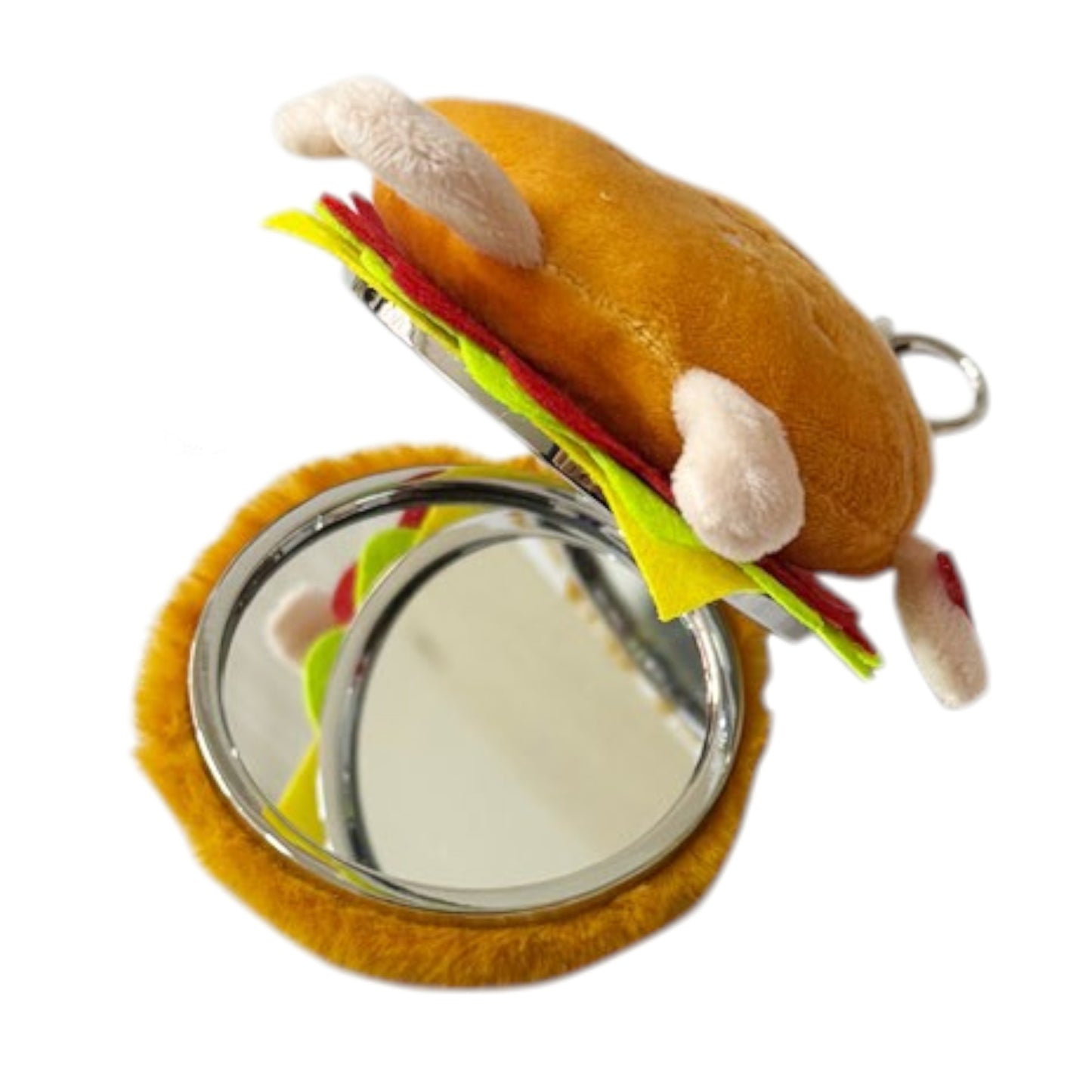 Fastfood Compact Mirror Key Chain MR41220-11 (12PC)