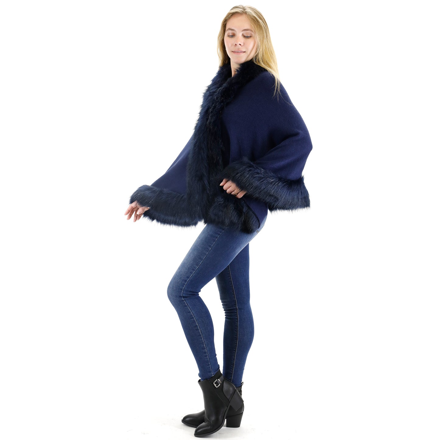 Fur Short Length Shawl SH923 (1PC)