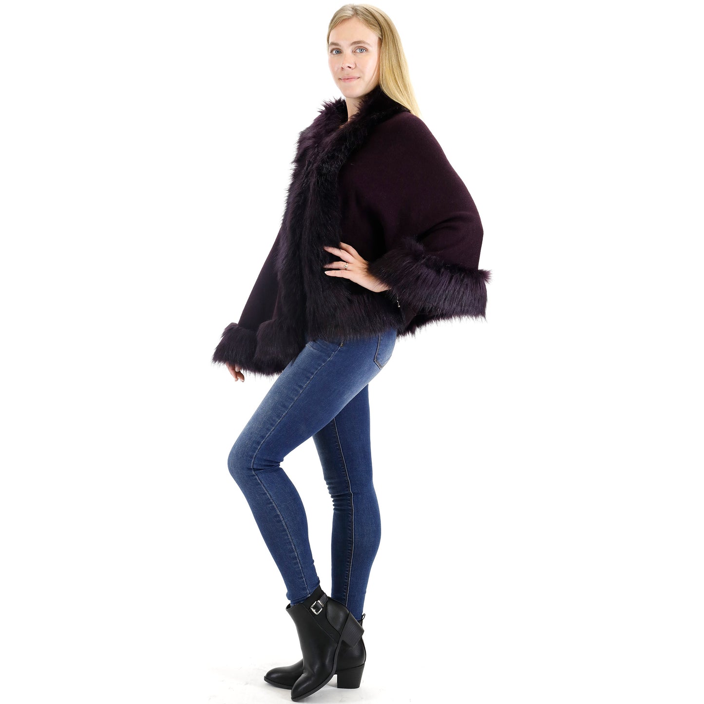Fur Short Length Shawl SH923 (1PC)