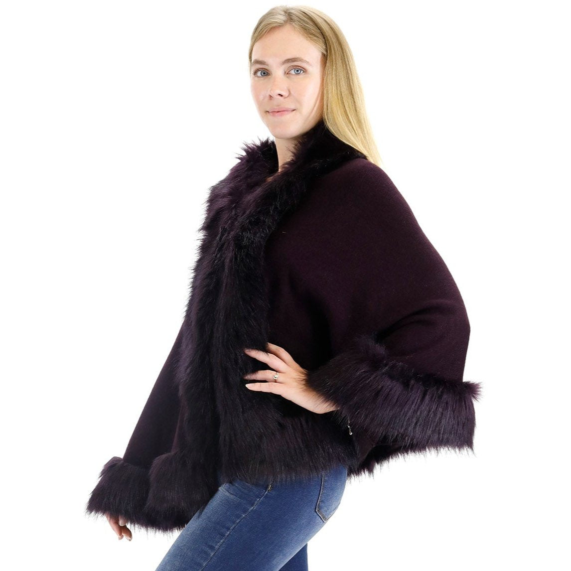 Fur Short Length Shawl SH923 (1PC)