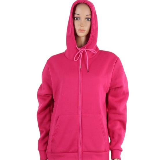Women's Hoodie Winter Outerwear With Zipper P4025 (6PC)