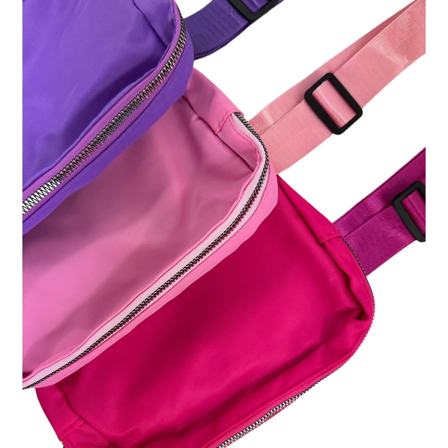 Unisex Nylon Rectangle Belt Bag FBW1858. (3PC)