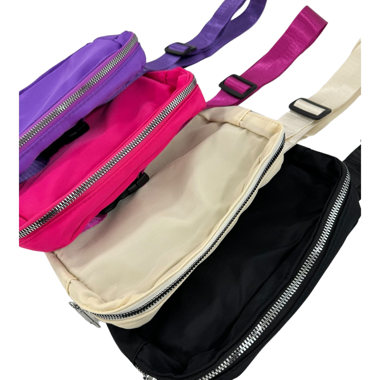 Unisex Nylon Rectangle Belt Bag FBW1858. (3PC)