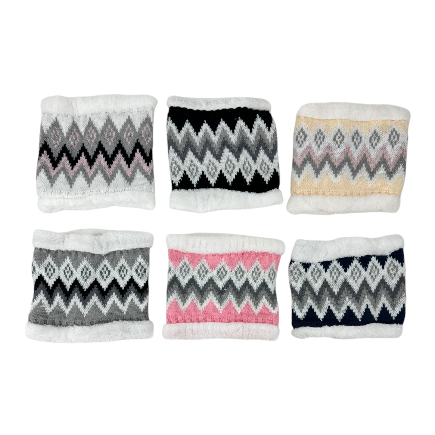 Pom Pom Knitted Beanie With Neck Warmer JH4730-5(12PCS)