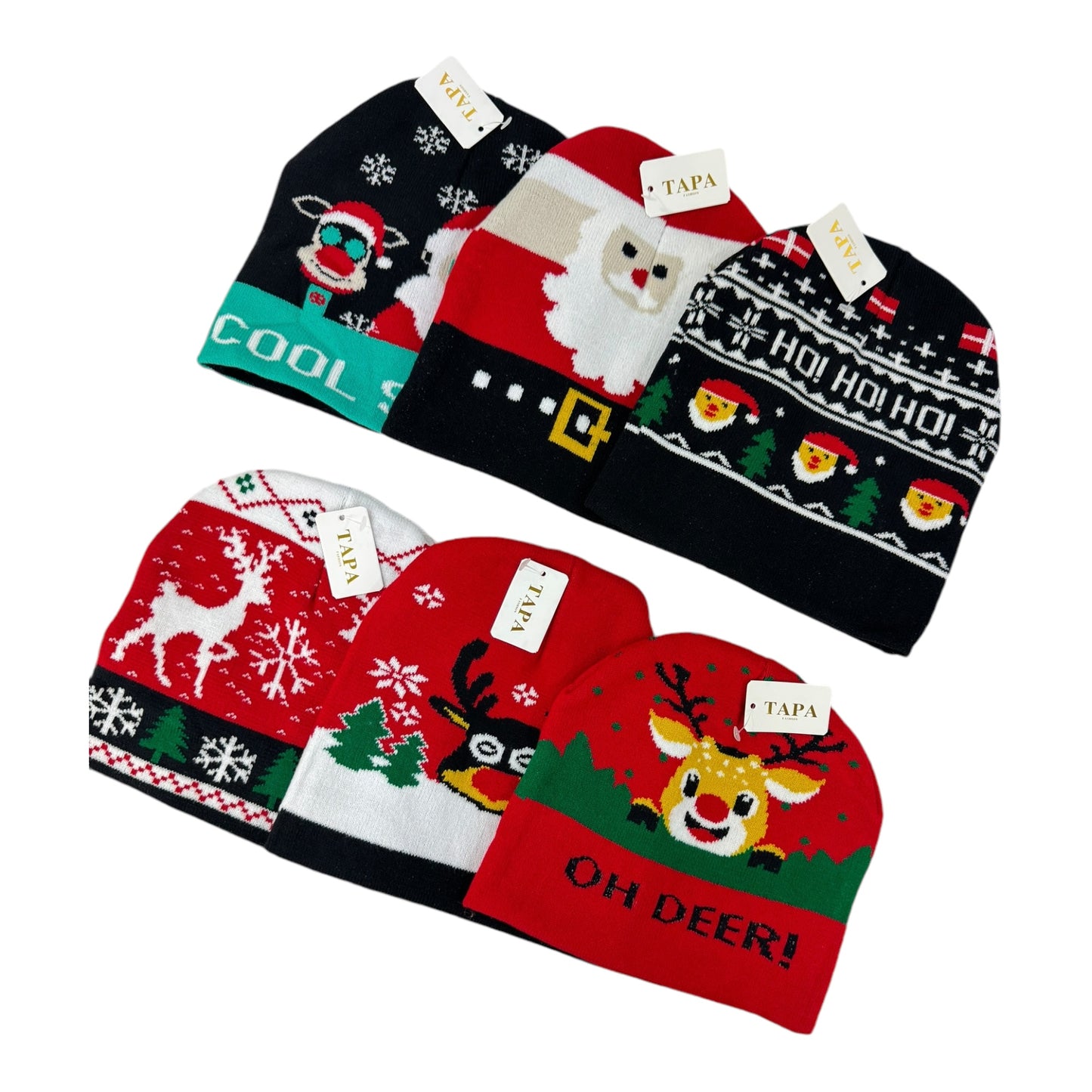 Christmas Beanie SS4807-8. (12PC)