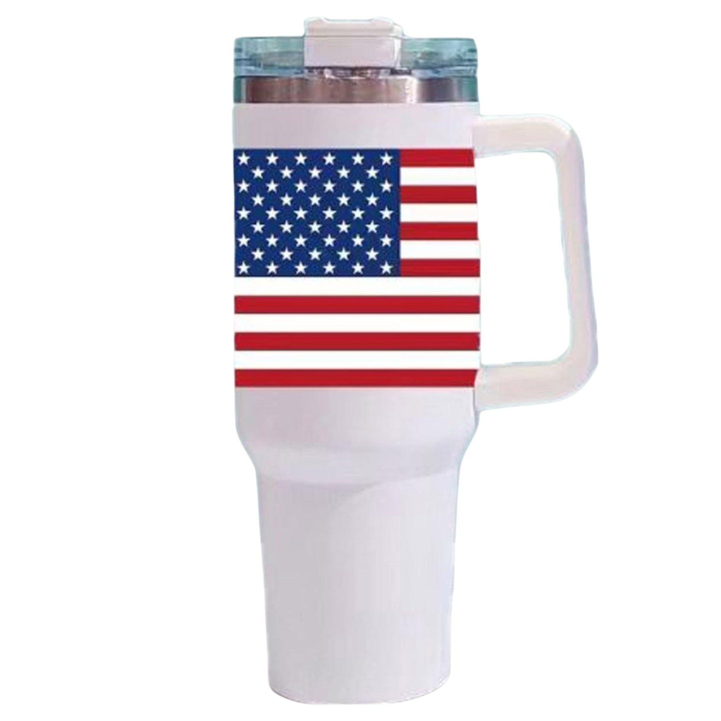 40oz Stainless Steel Tumbler With American Flag CP4417-38 (10PC)