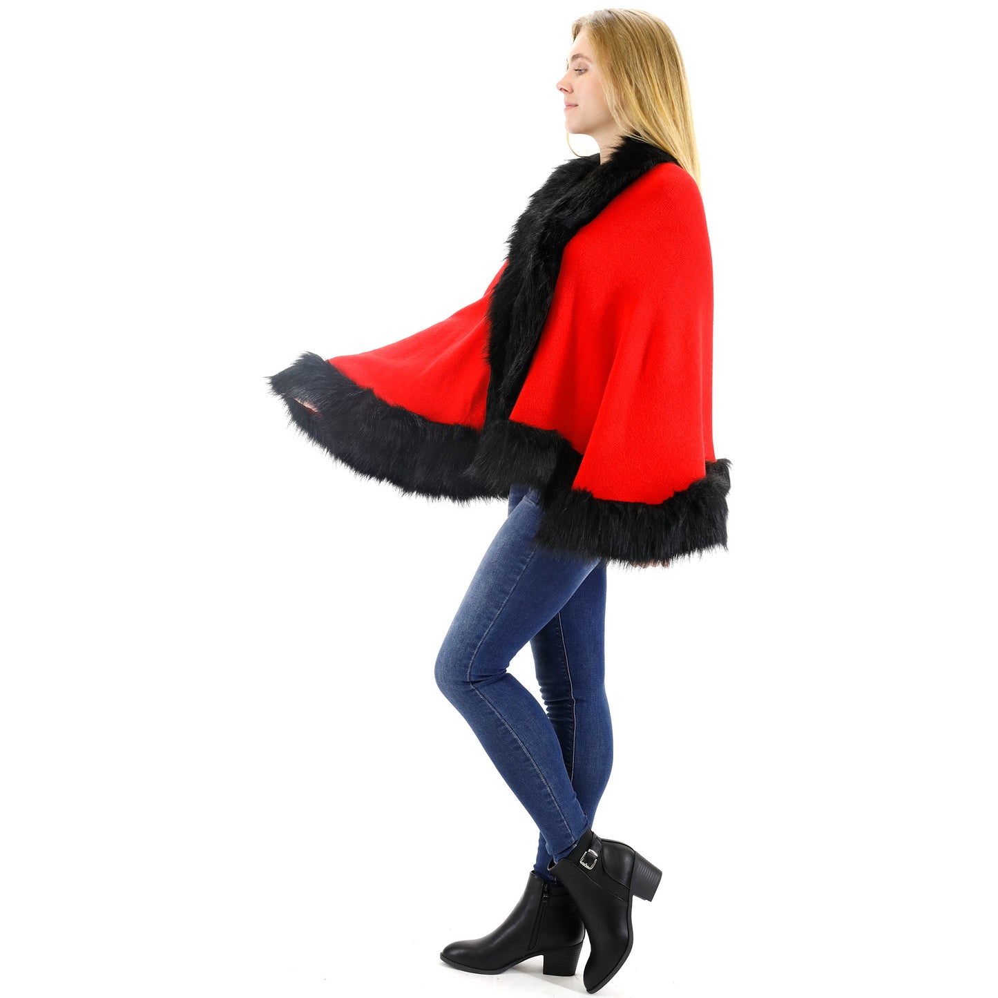 Fur Short Length Shawl SH923 (1PC)