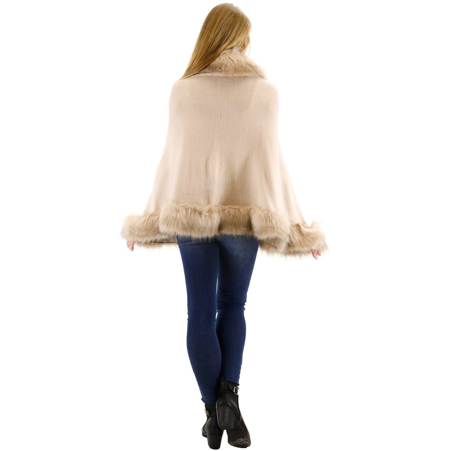 Fur Short Length Shawl SH923 (1PC)