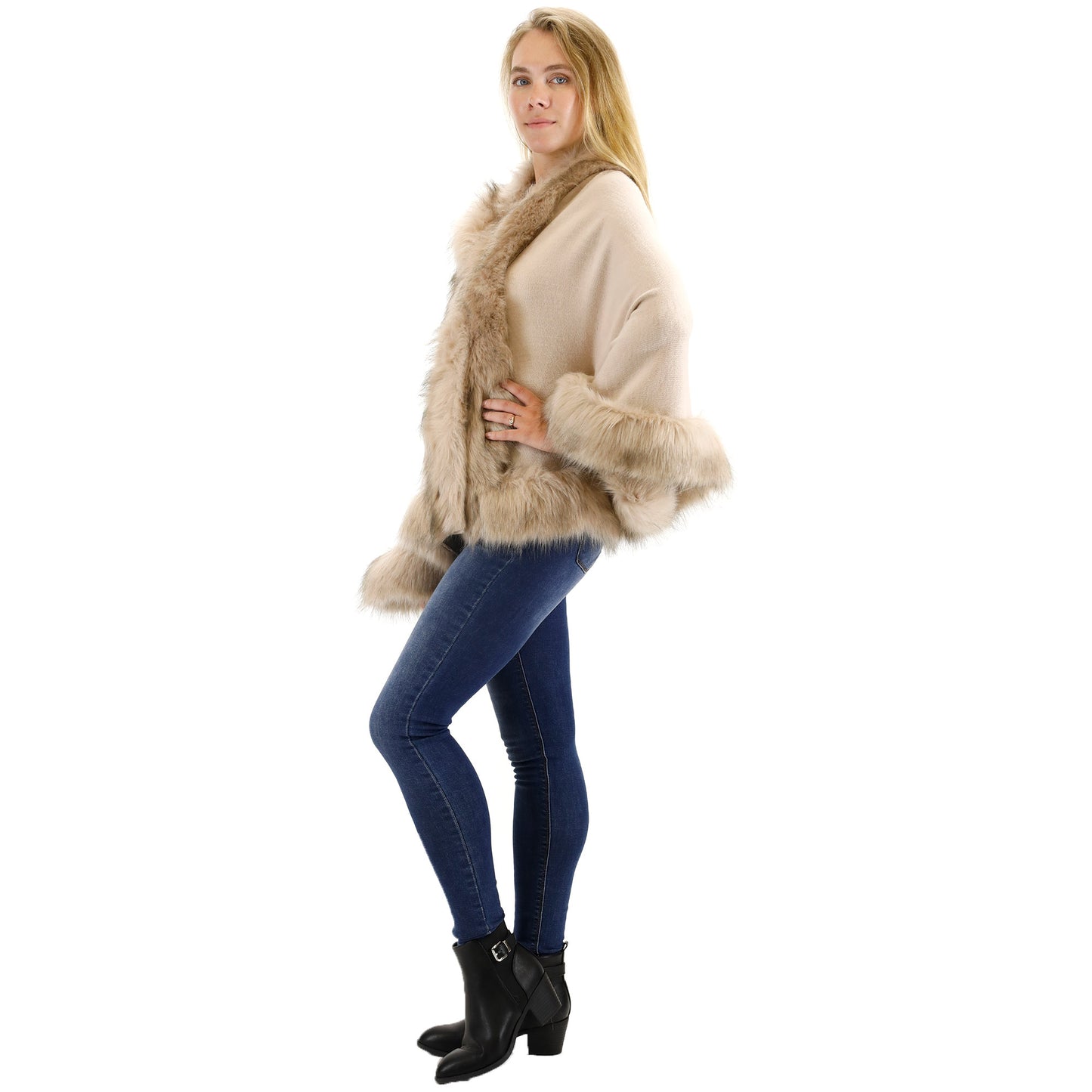 Fur Short Length Shawl SH923 (1PC)