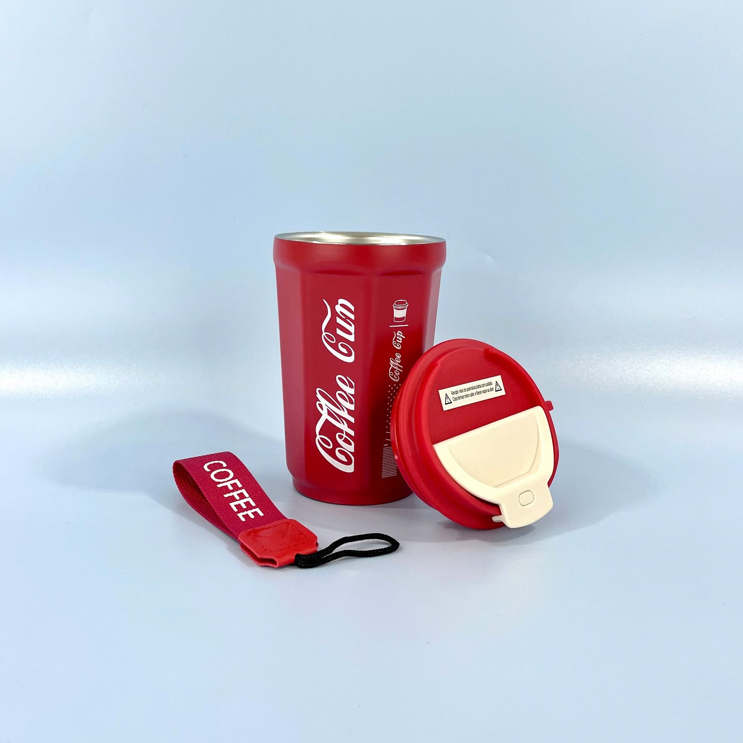 Cute Coffee Cup Solid Color Tumbler SS3320-25 (12PC)