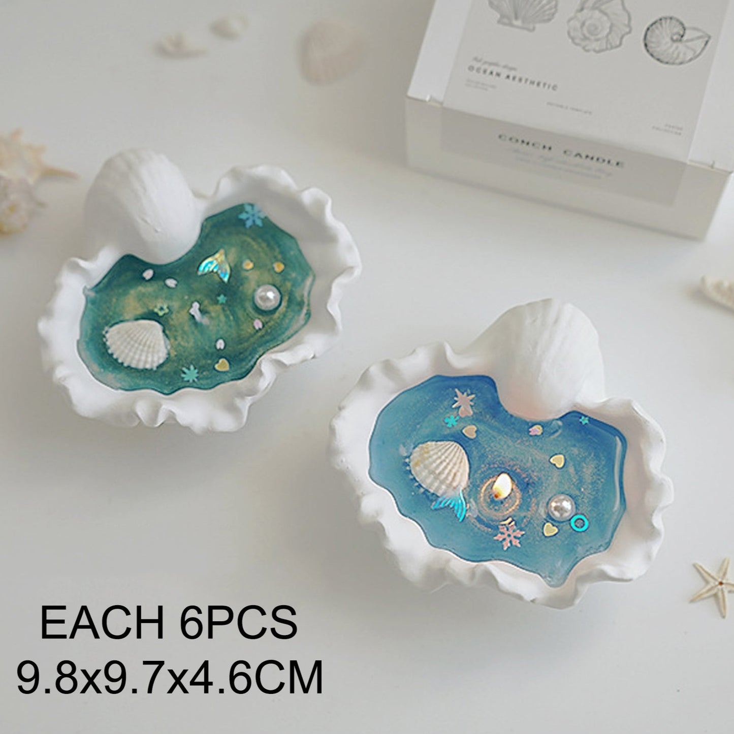 Seashell Shape Scented Candle SS41106-10 (12PC)