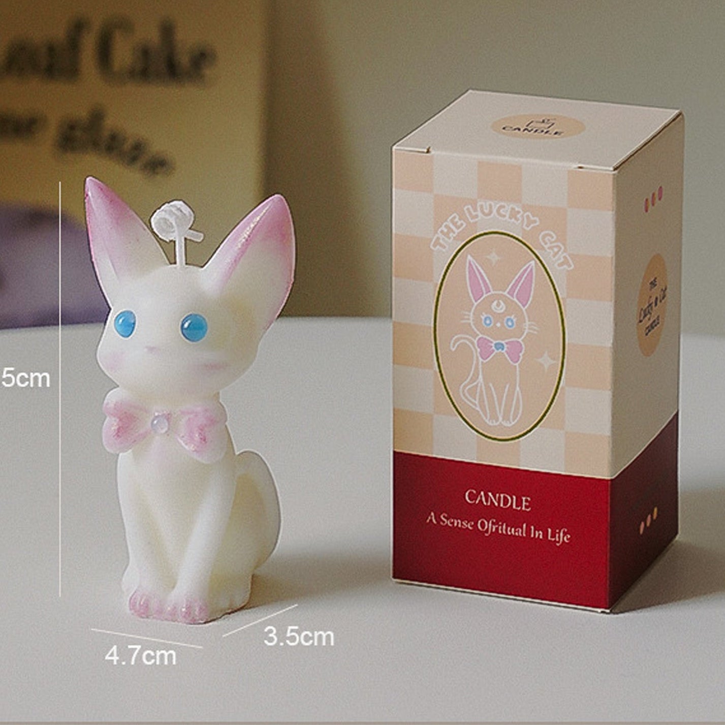 Lucky Cat Scented Candle SS41106-5 (12PC)