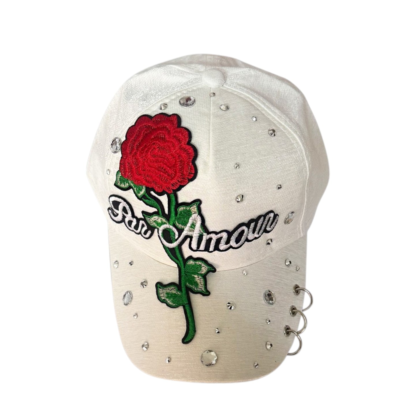 Bling Rhinestone Por Amor Baseball Cap SS41128-2 (12PC)