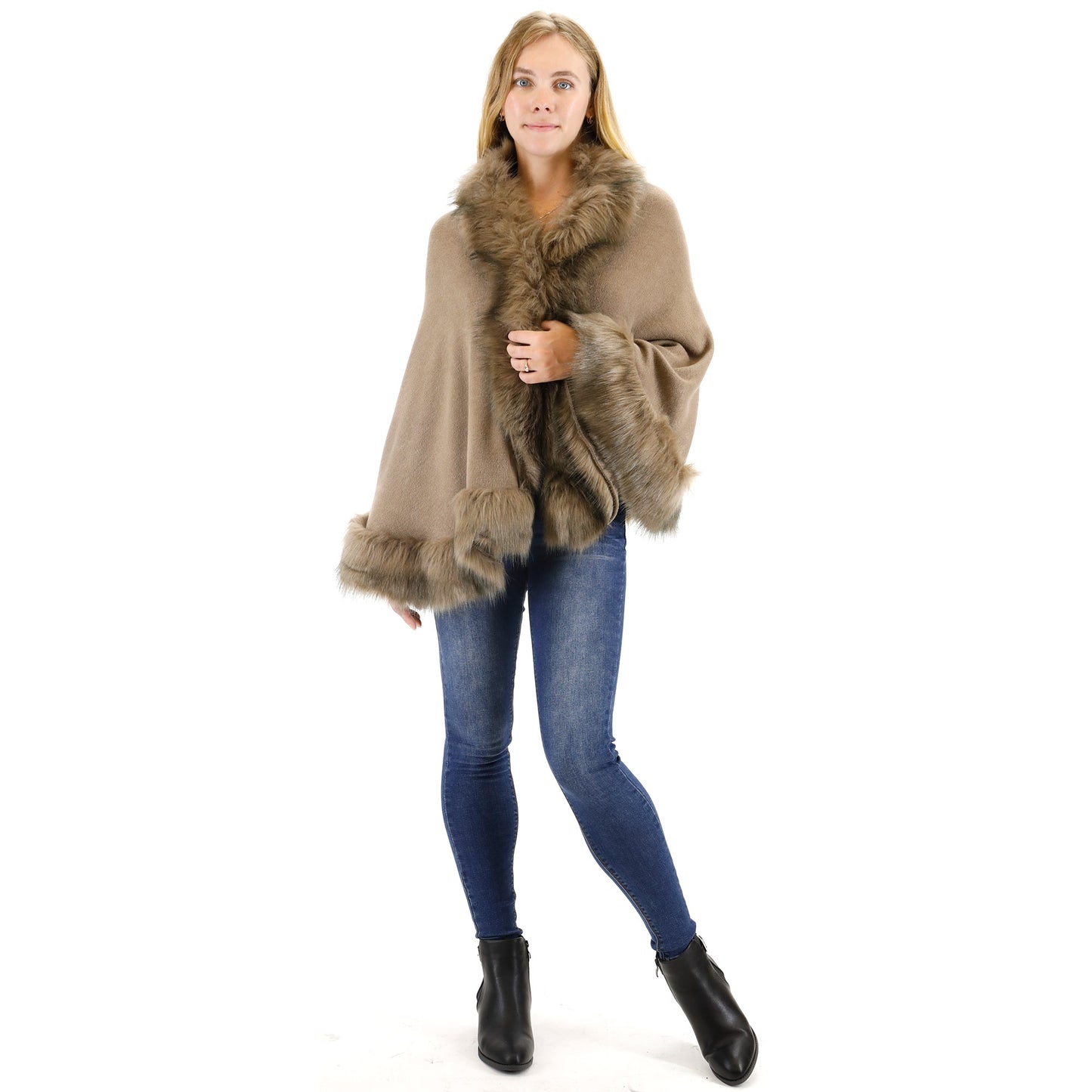 Fur Short Length Shawl SH923 (1PC)