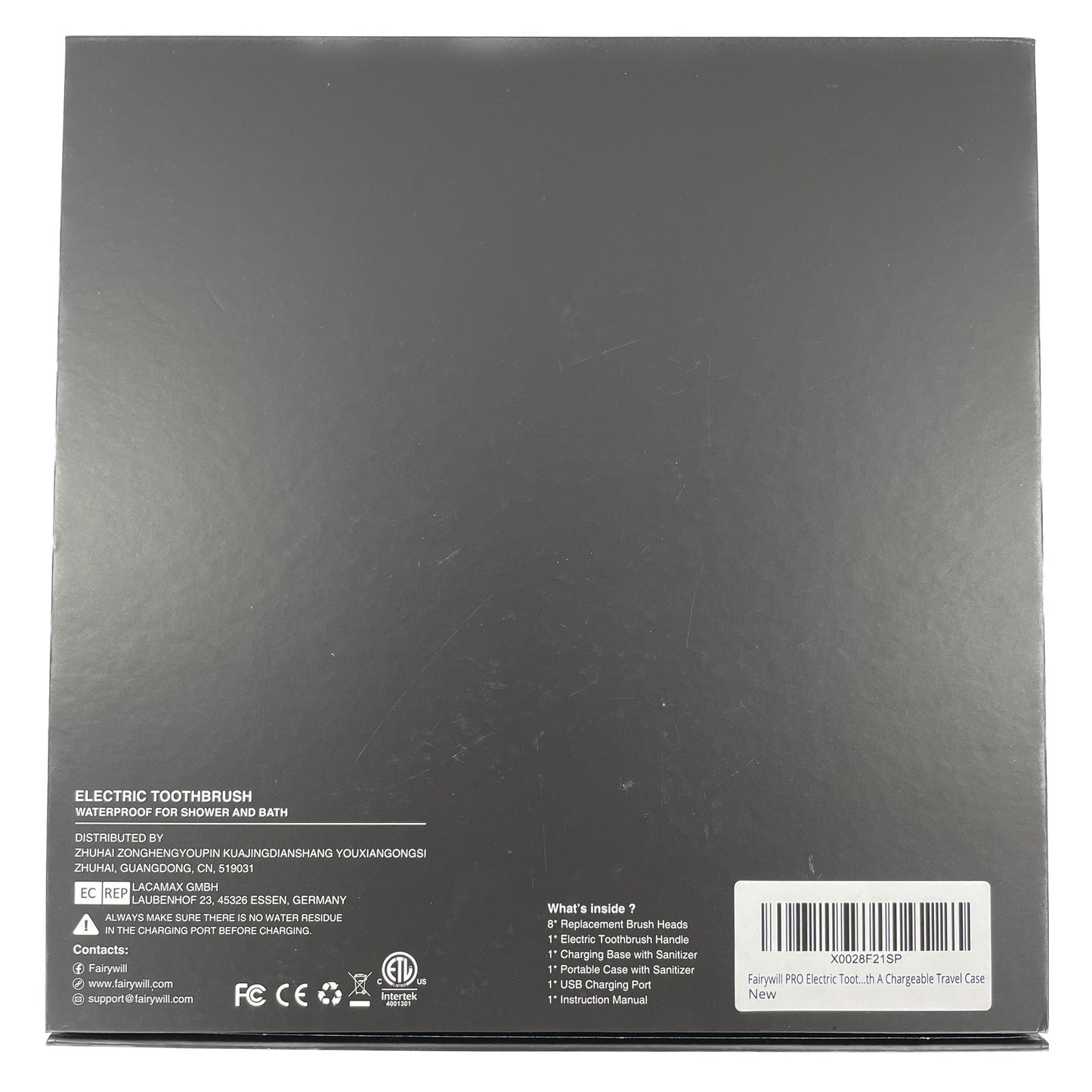 Fairywill Electric Toothbrush (3PC)