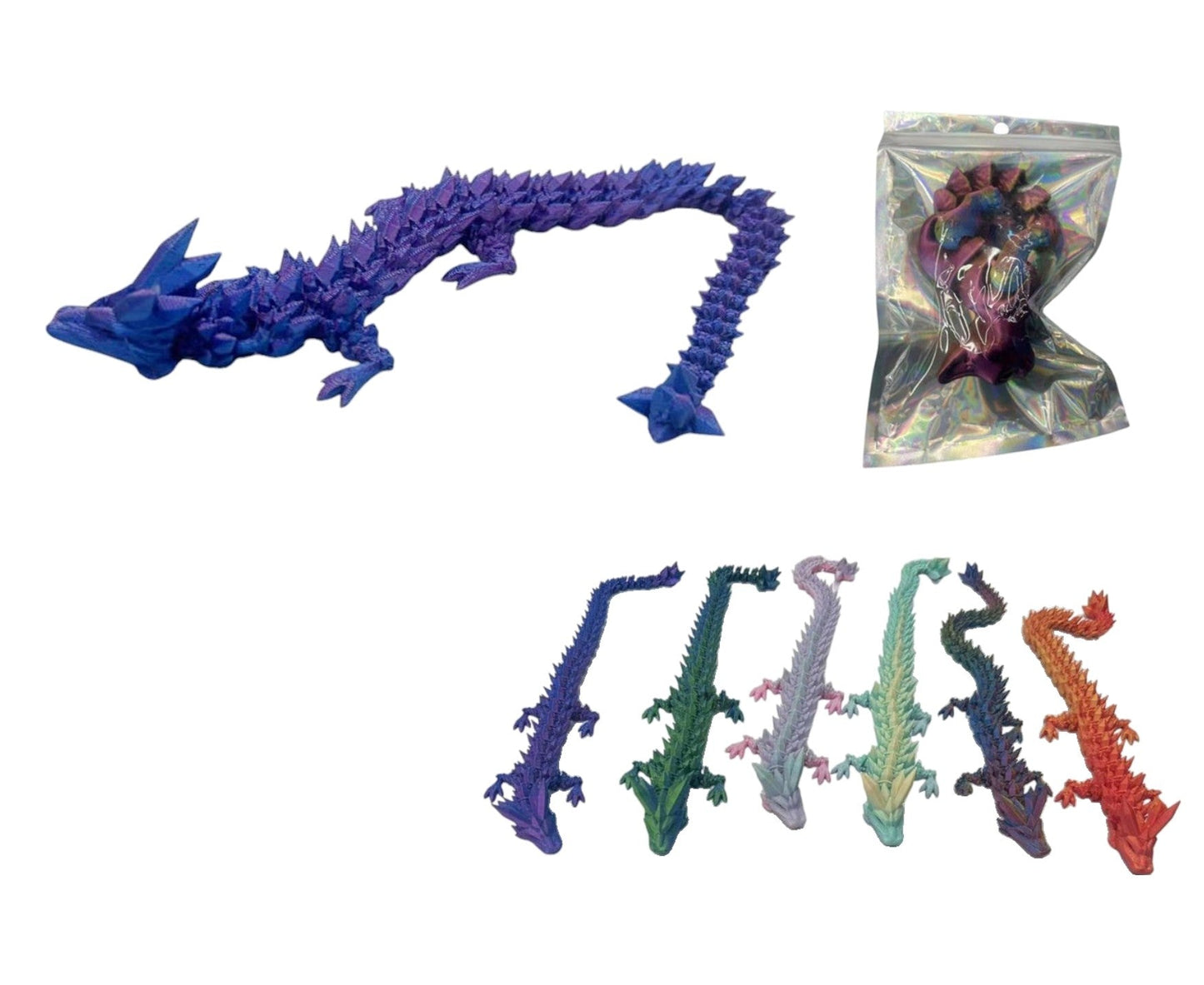 3D Animal Toy Dragon TY5319-14 (12PC)
