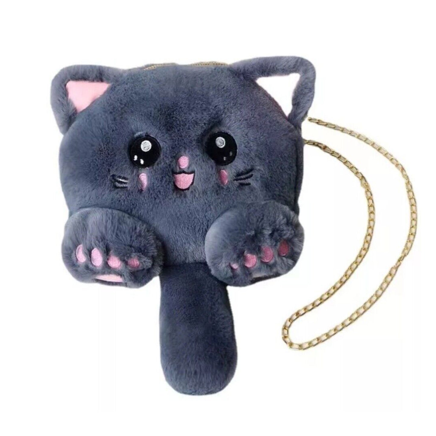 Pom Pom Cute Cat Cartoon Crossbody Bag BG302 (6PC)