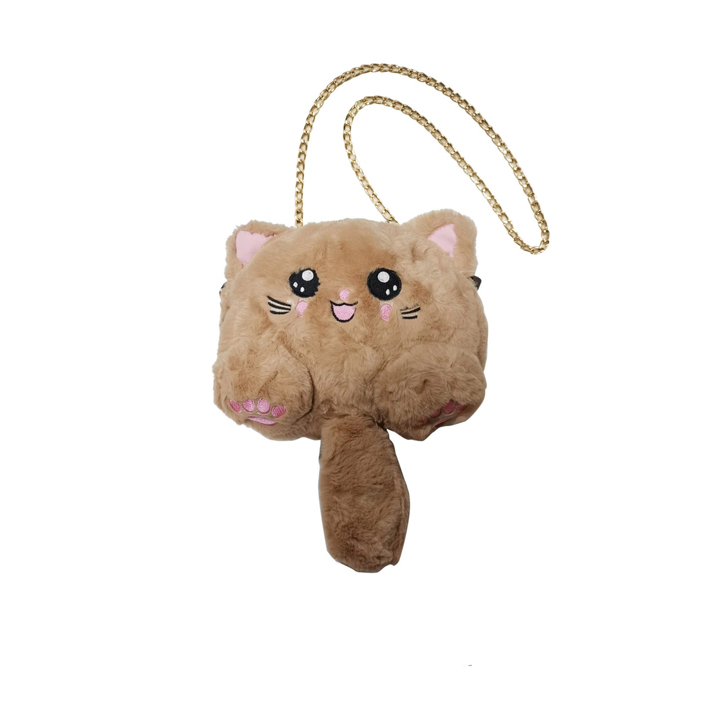 Pom Pom Cute Cat Cartoon Crossbody Bag BG302 (6PC)