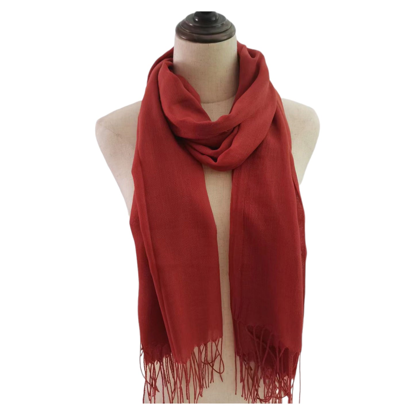 Plain Viscose Scarves VP1211C (12PC)