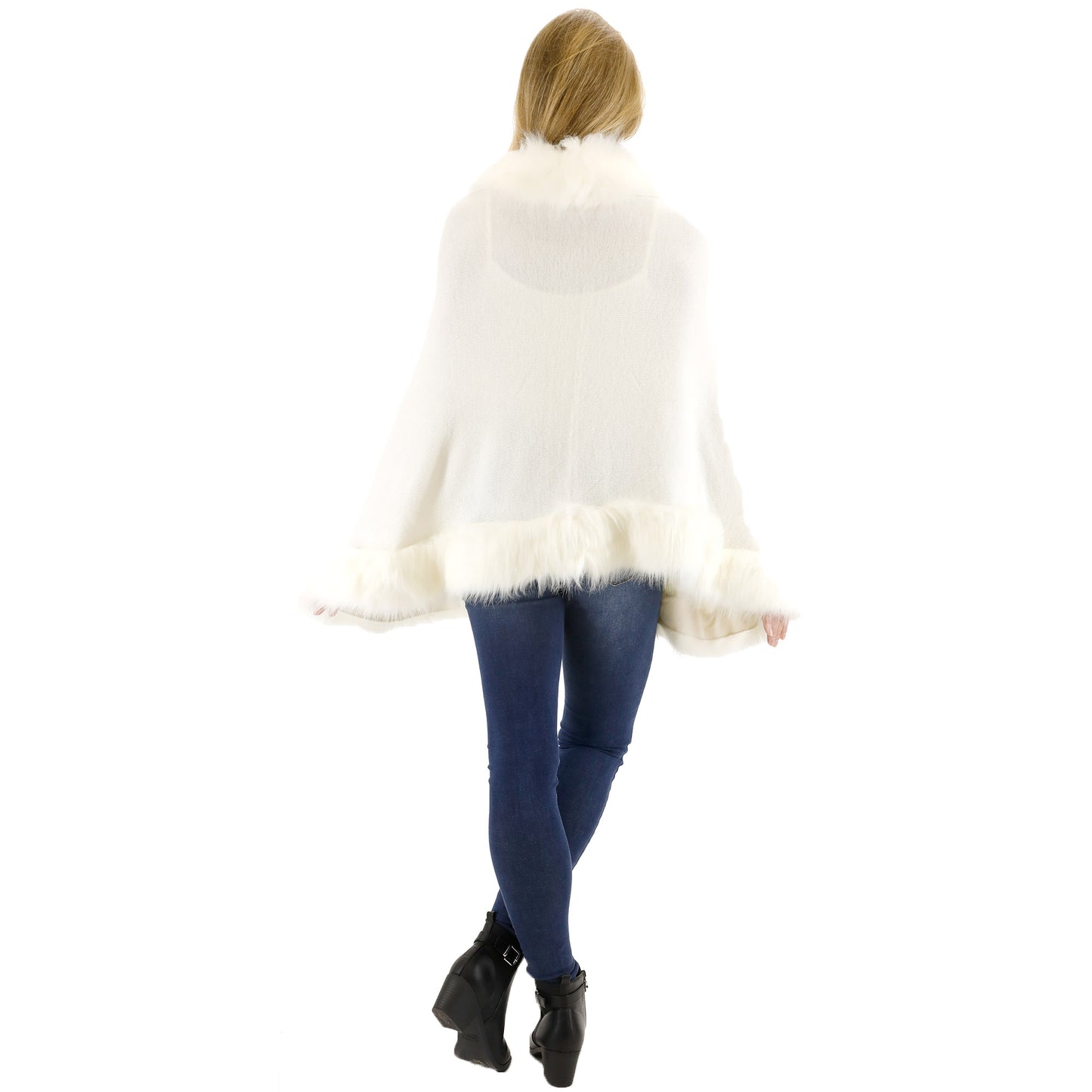 Fur Short Length Shawl SH923 (1PC)