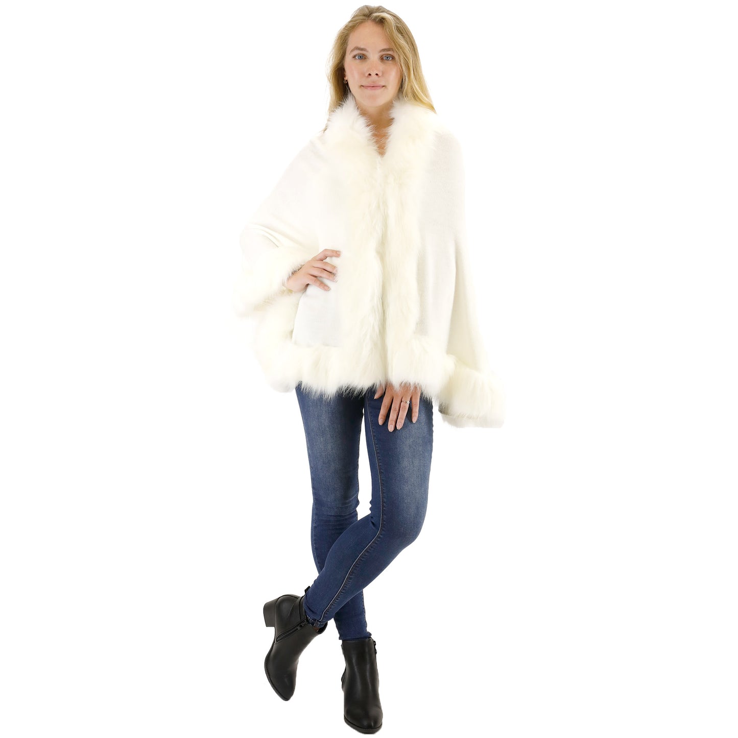 Fur Short Length Shawl SH923 (1PC)