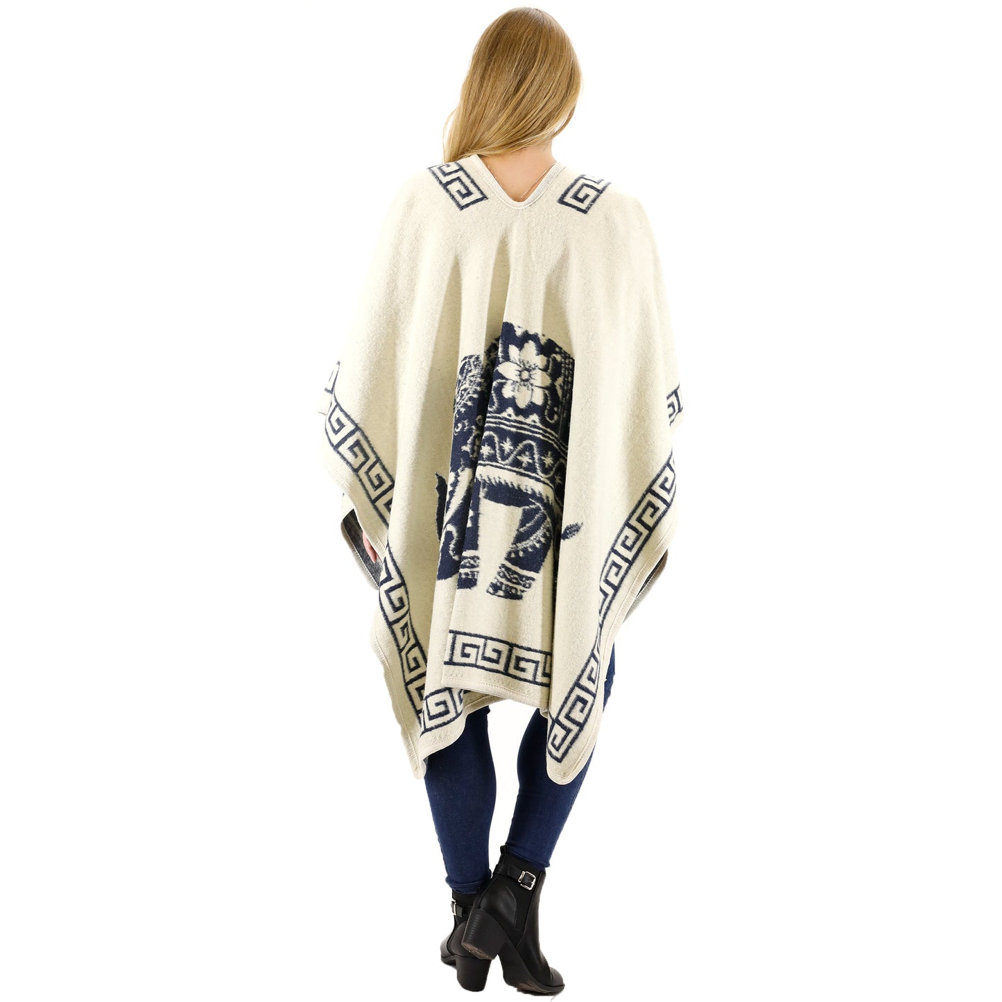 Elephant Pattern Shawl P3809 (6PC)