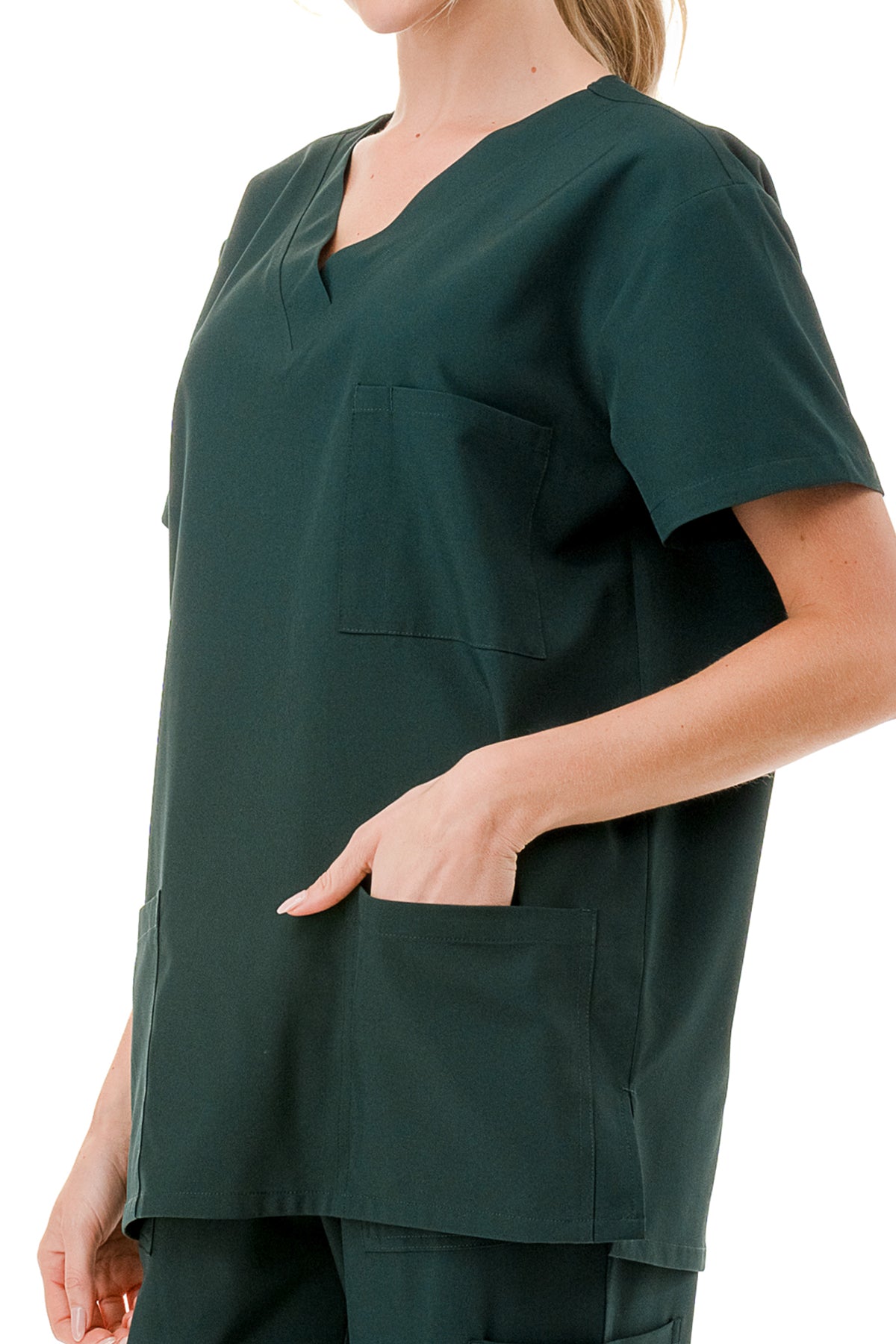 WOMEN'S SCRUBS MEDICAL NURSING UNIFORM SET UN0147HG (MIN 2 SET)