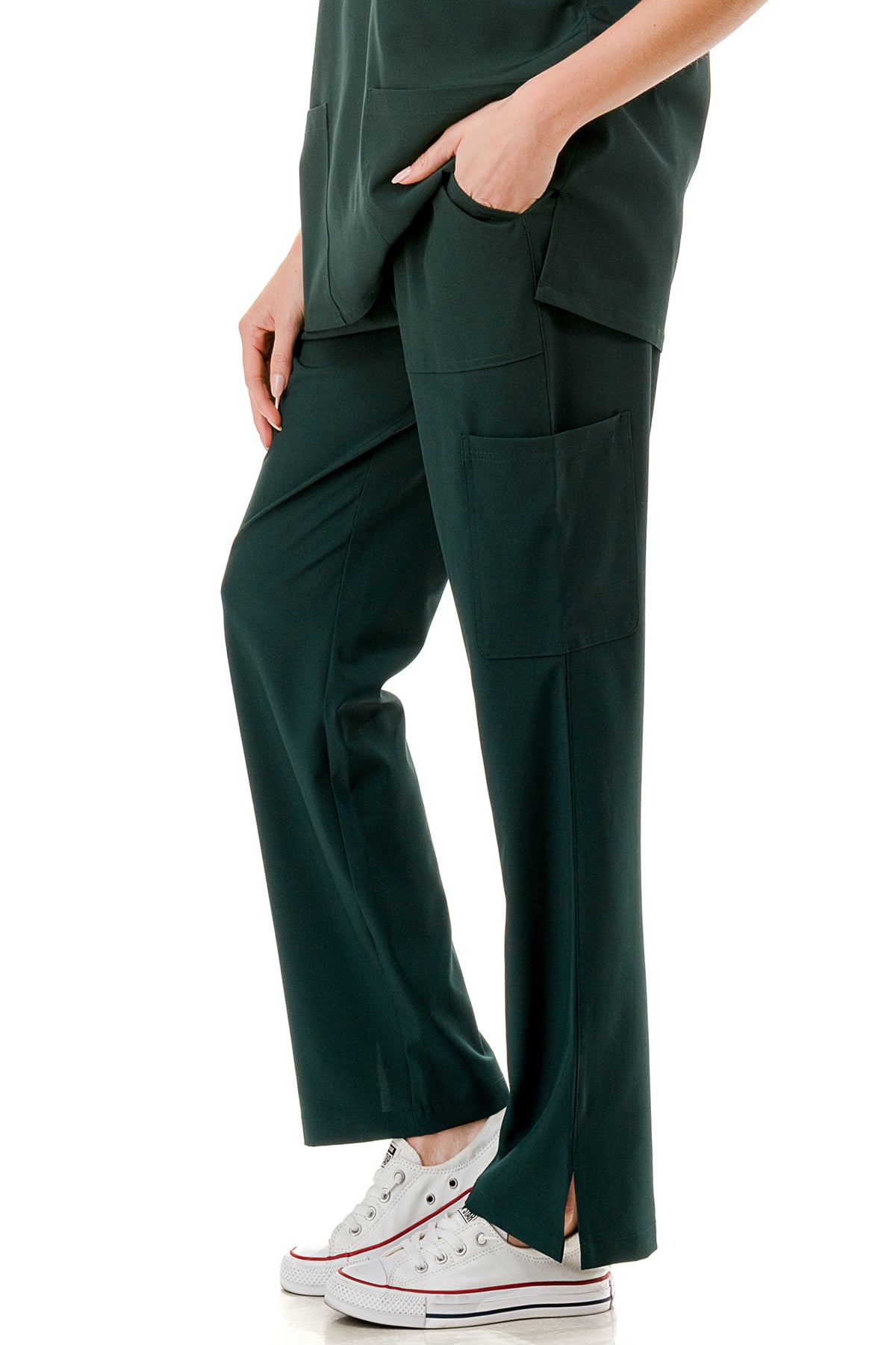 WOMEN'S SCRUBS MEDICAL NURSING UNIFORM SET UN0147HG (MIN 2 SET)