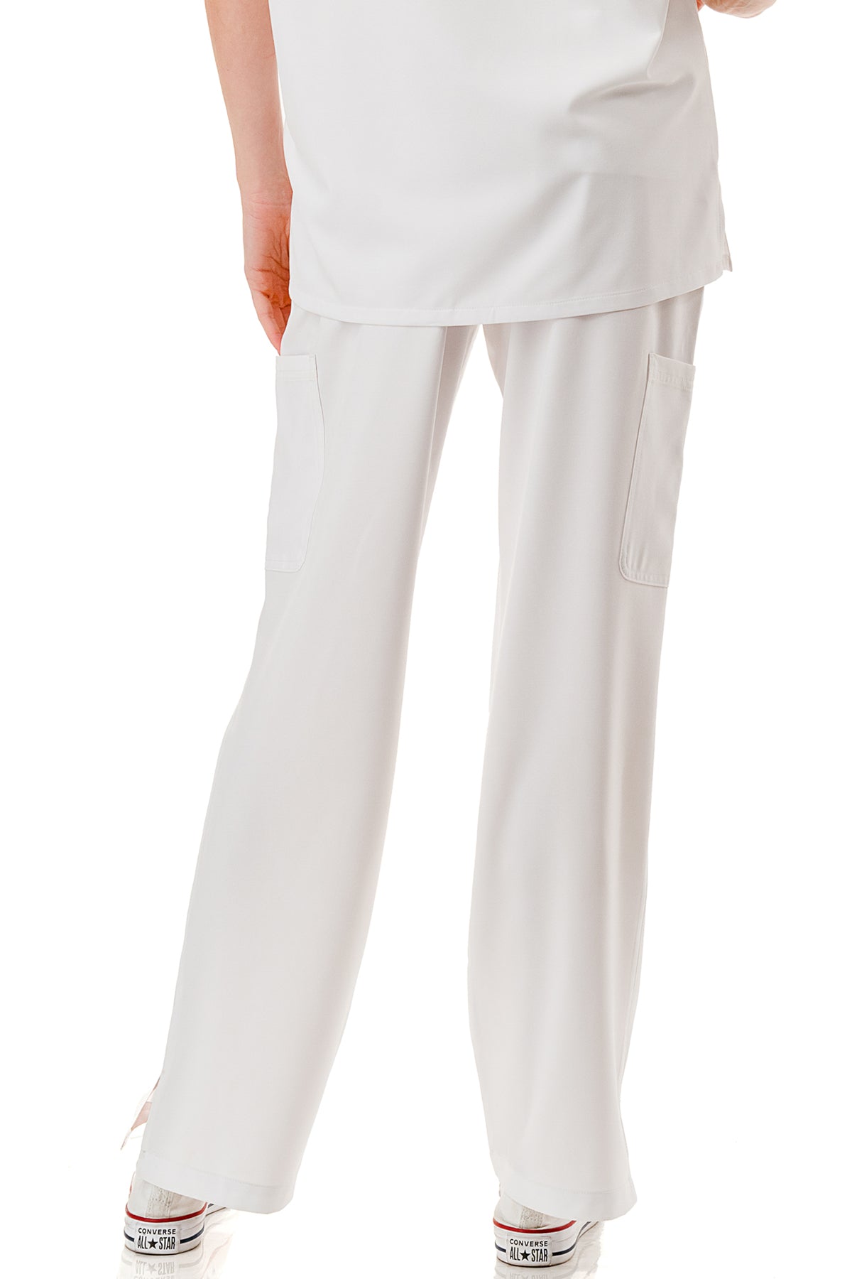 WOMEN'S SCRUBS MEDICAL NURSING UNIFORM SET UN0147WH (MIN 2 SET)