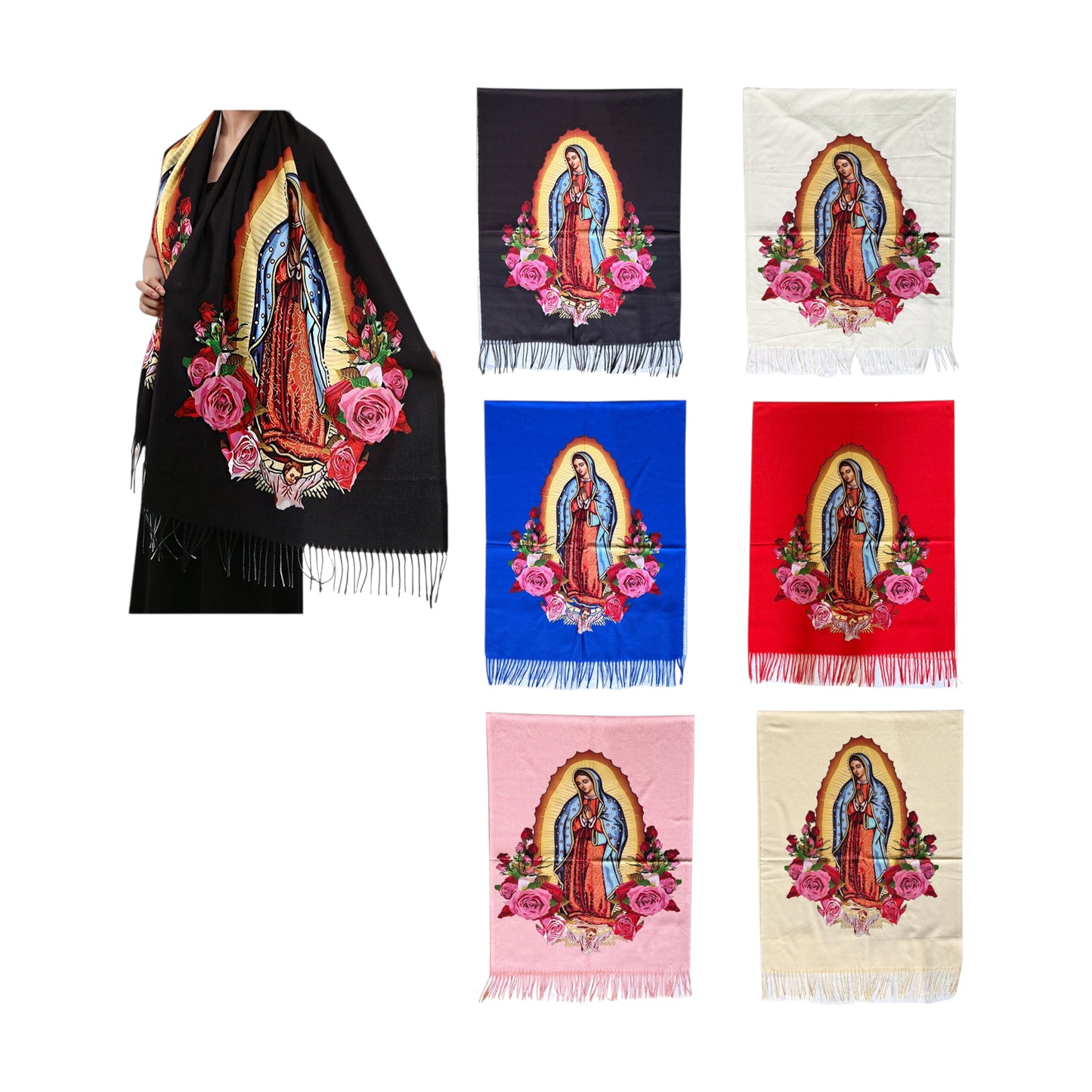 Our Lady of Guadalupe SCF1122-3 (12PC)