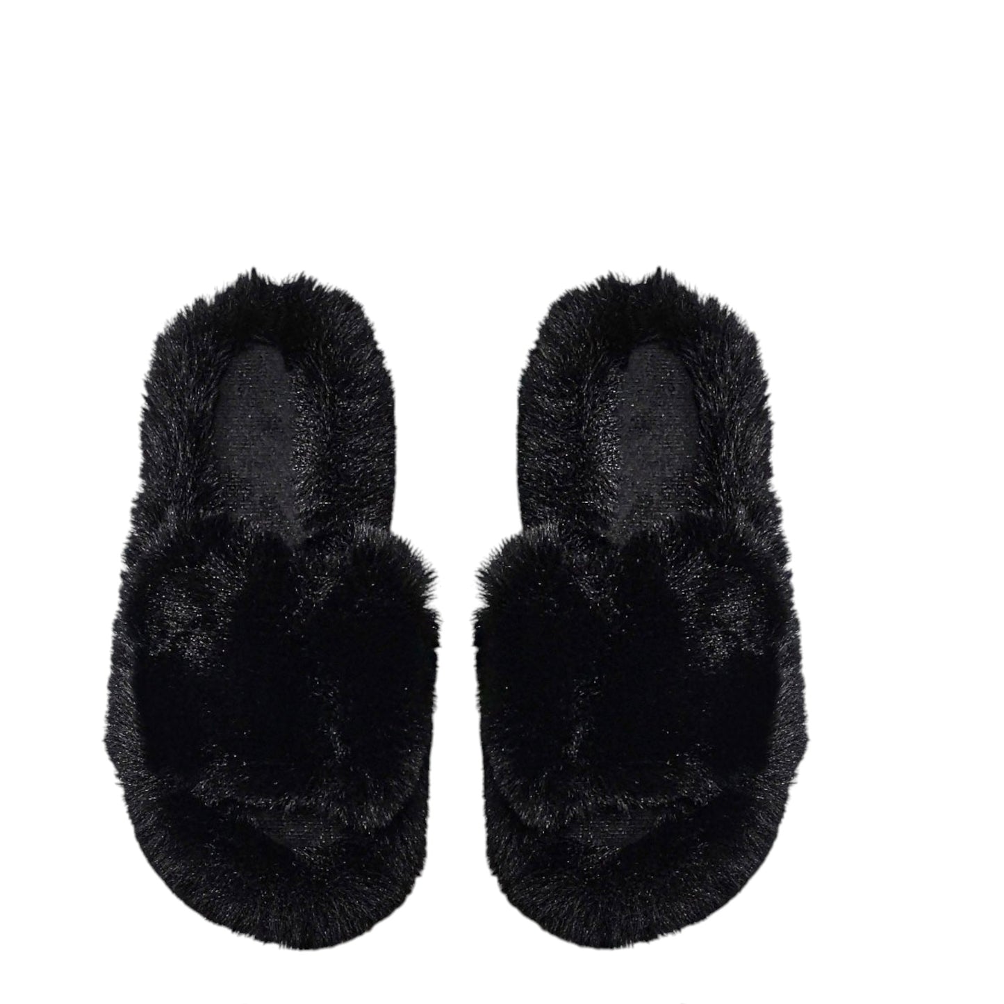 Pom Pom Fluffy Slide Slippers SS3429-57 (12PC)