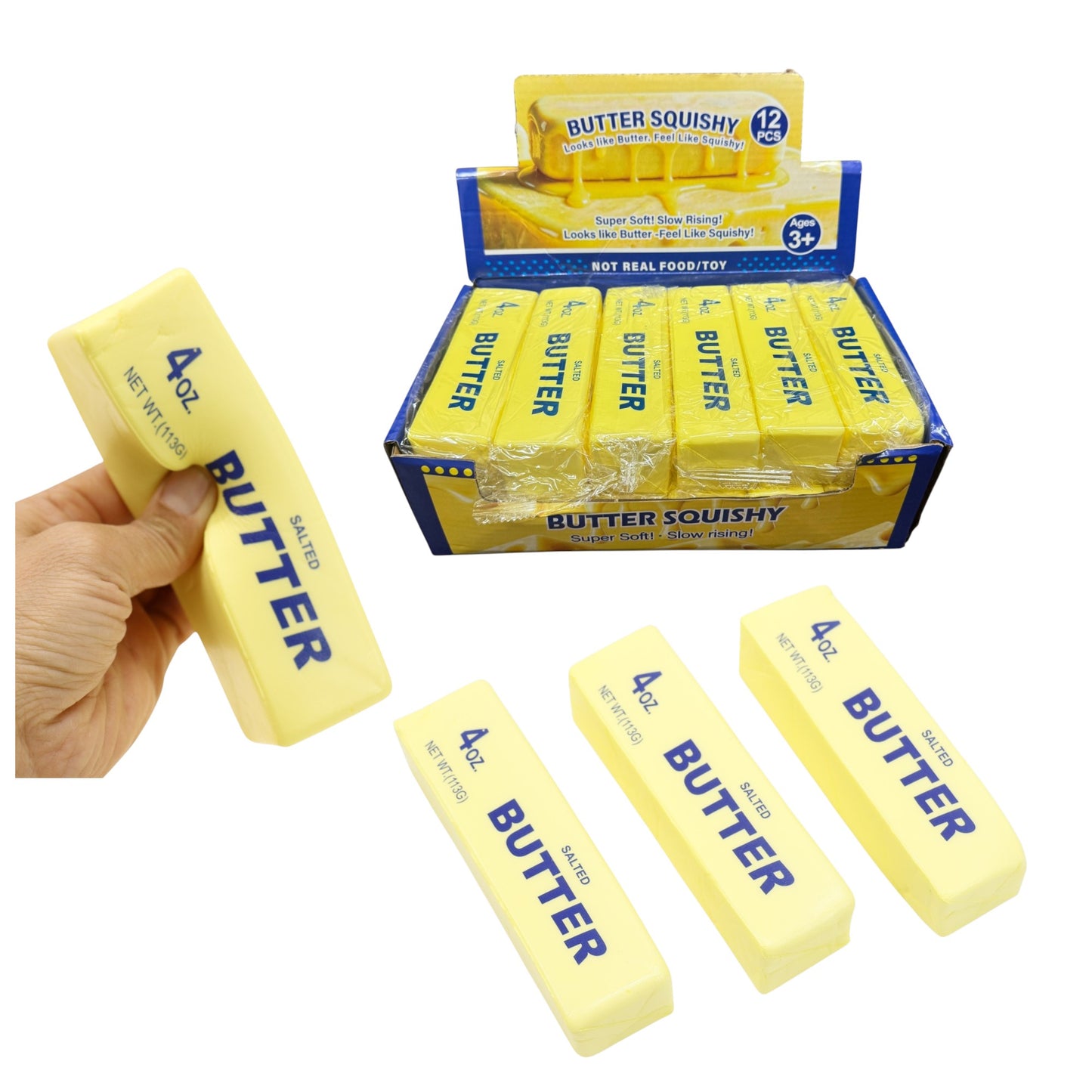 Salted Squishy Butter Toy TR6424-5... (12PC)