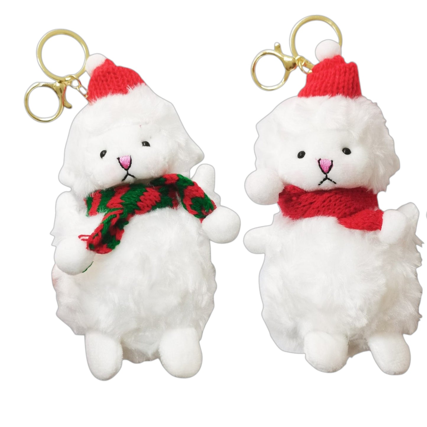Christmas Muffler Lamb Key Chain SS41014-23 (12PC)