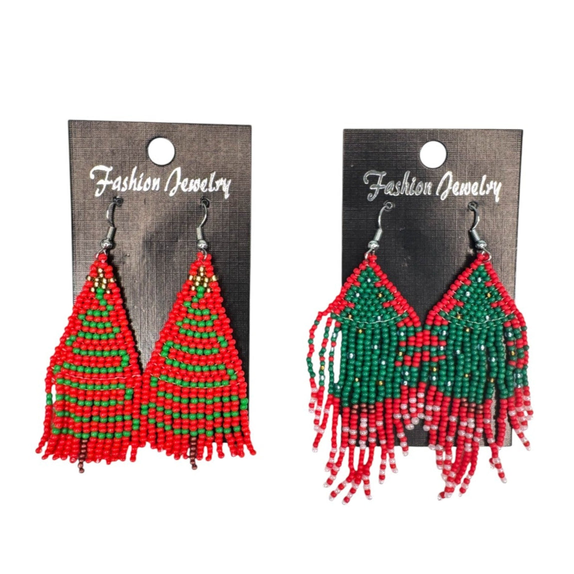 Fringe Christmas Bead Earring ER2829-26. (12PC)