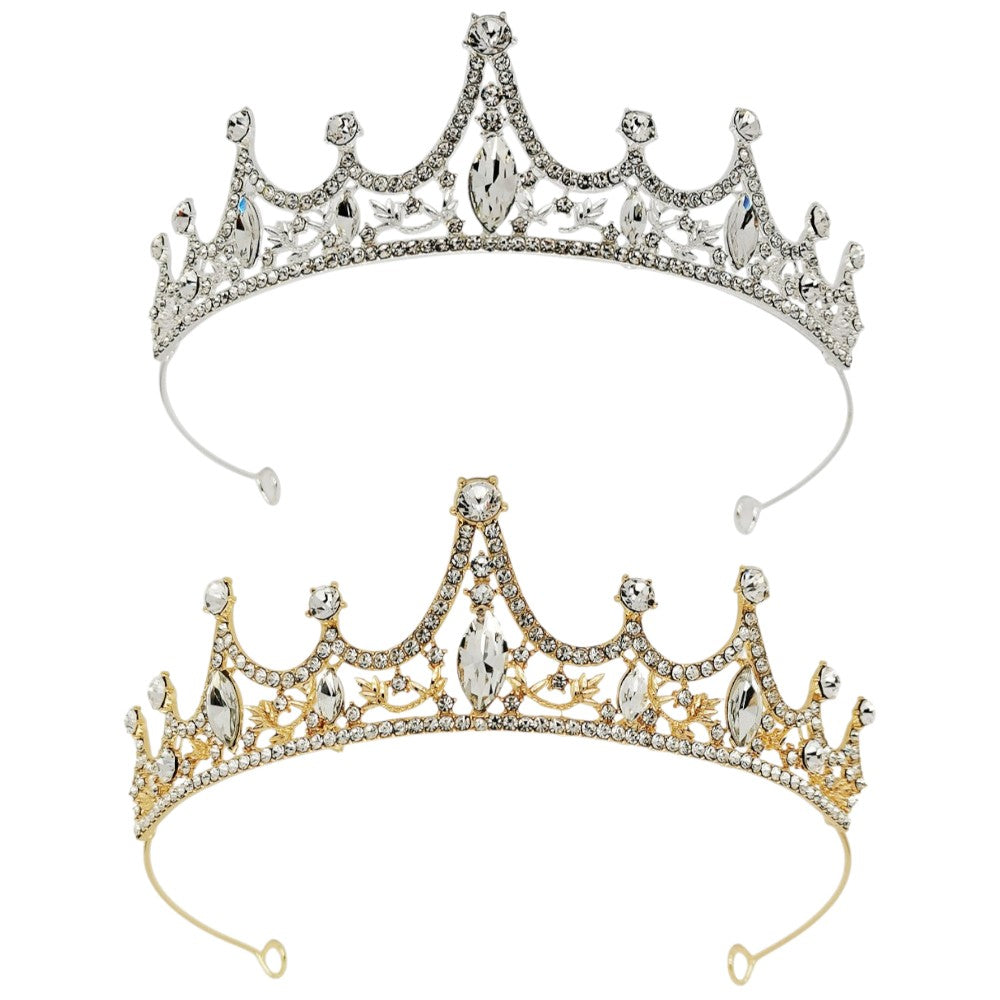 Crystal Tiara Crown CR111-25 (1pc)