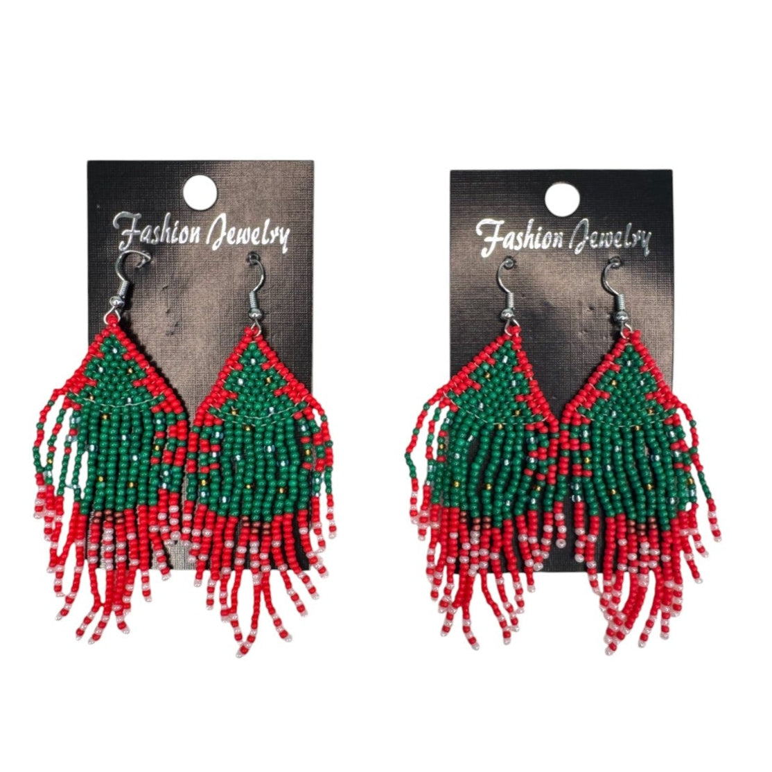 Fringe Christmas Bead Earring ER2829-26. (12PC)