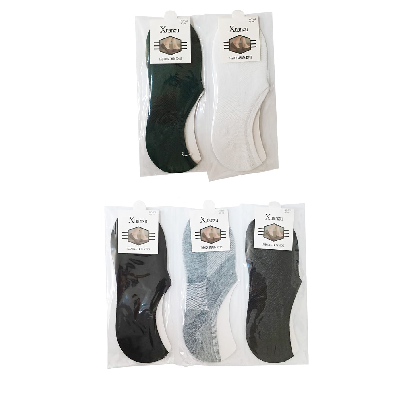 Men's Fake Socks 816-43 (12PC)