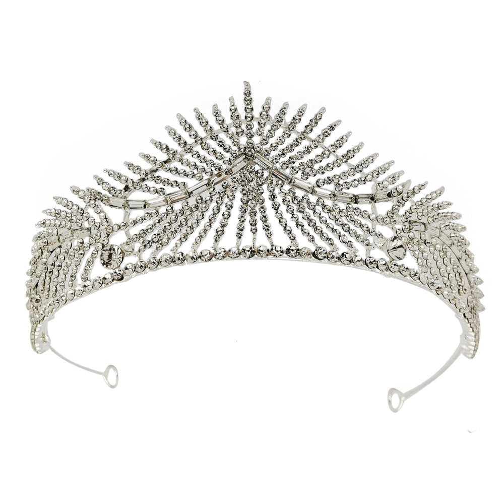 Crystal Tiara Crown CR111-15 (1pc)
