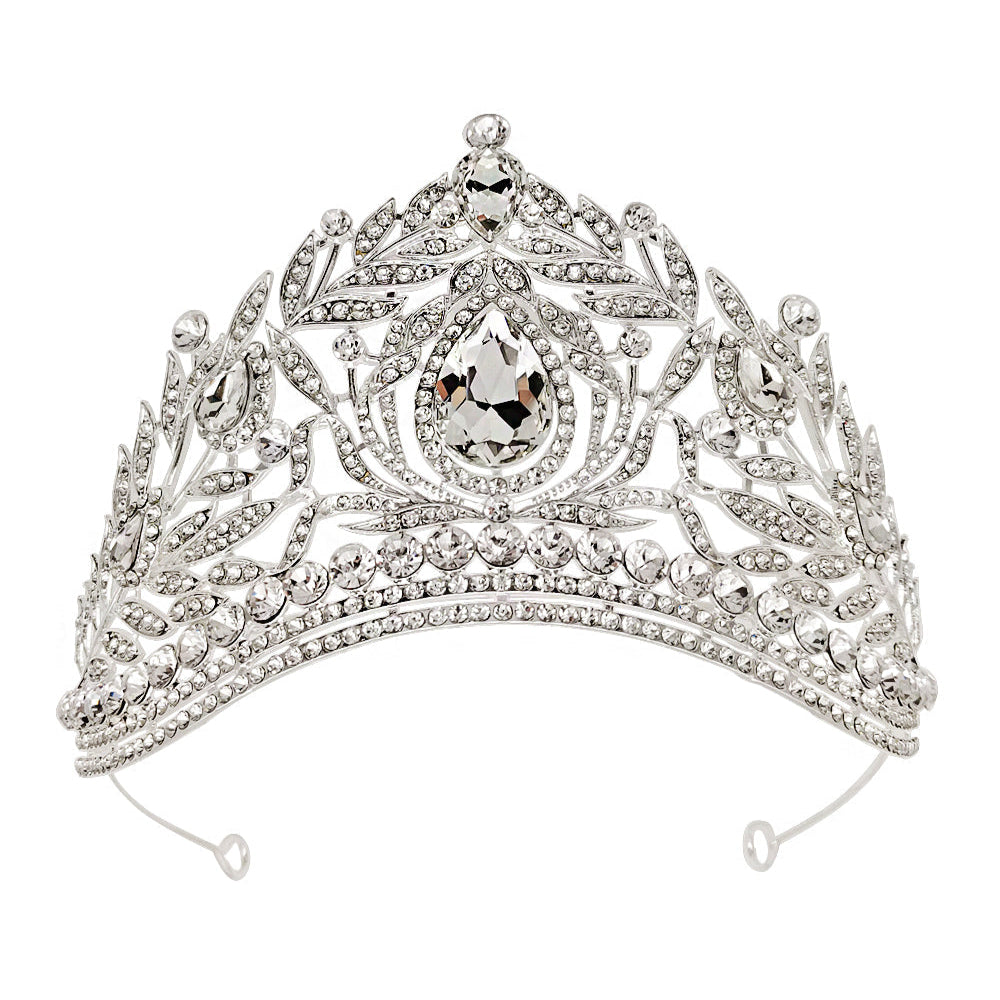 Crystal Tiara Crown CR111-75 (1pc)