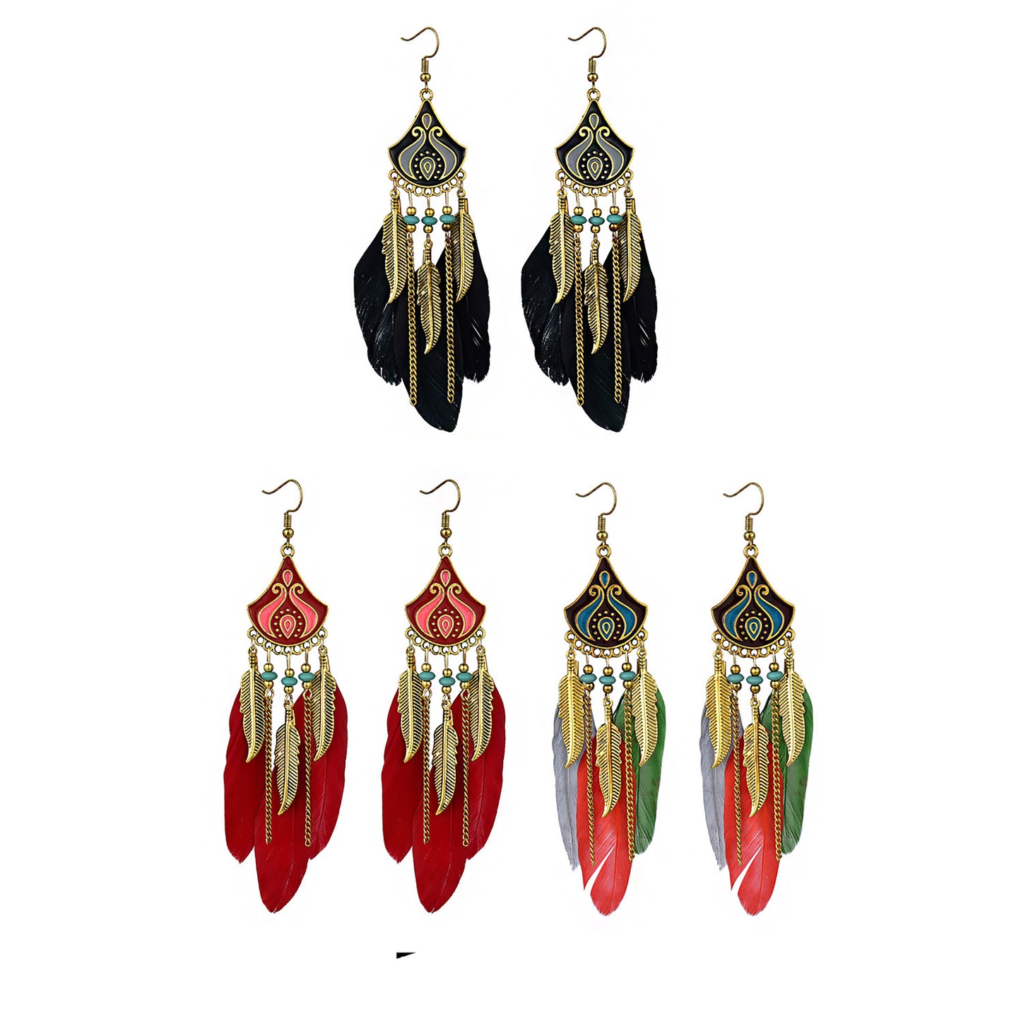 Feather Earring ER2826-65 (12PCS)