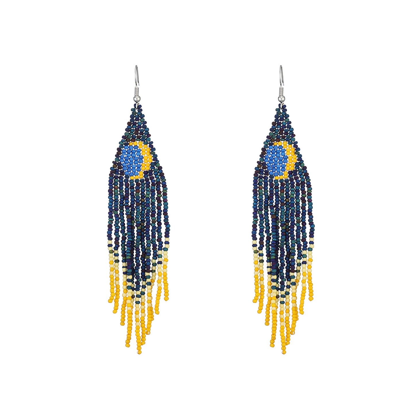 Fringe Moon Crescent Bead Earring ER2829-22 (9PC)