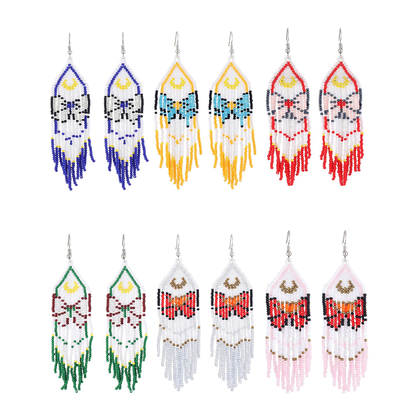 Ribbon Bead Earring ER2829-40 (12PC)