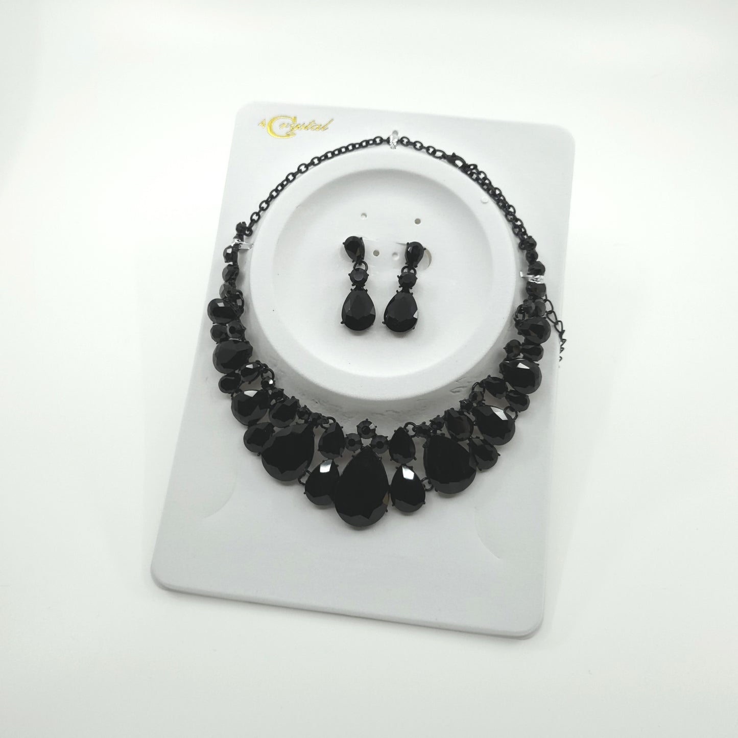 Crystal Necklace Earring Set FJN362 (1PC)