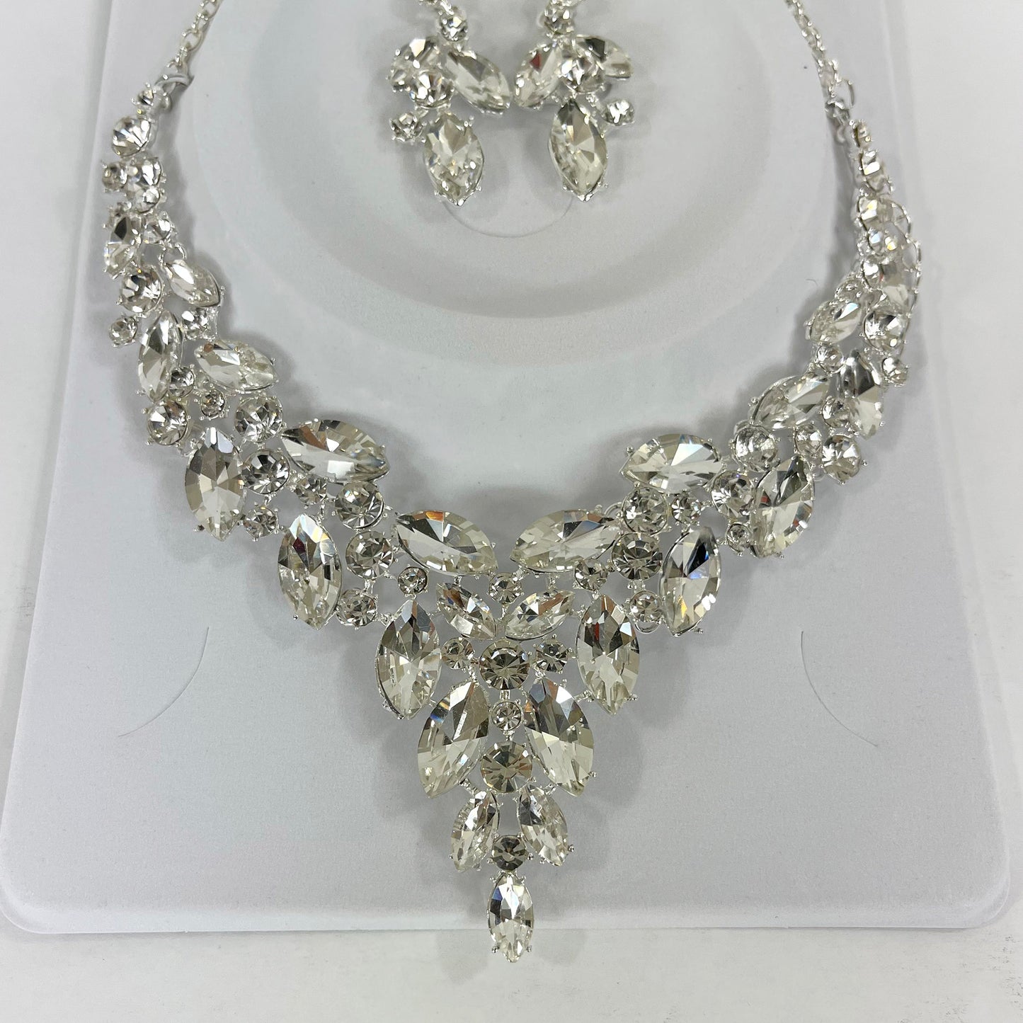 Crystal Necklace Earring Set FJN367 (1PC)