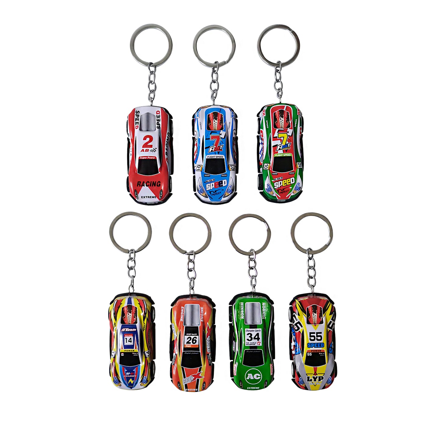 Toy Car Key Chain KC1212-43 (12PC)